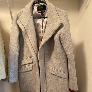 J Crew Gray City/Cocoon Coat Size 4
